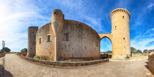 Obraz na plátně Bellver castle in Palma de Mallorca, Spain