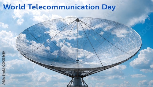 world telecommunication day satellite dish antenna