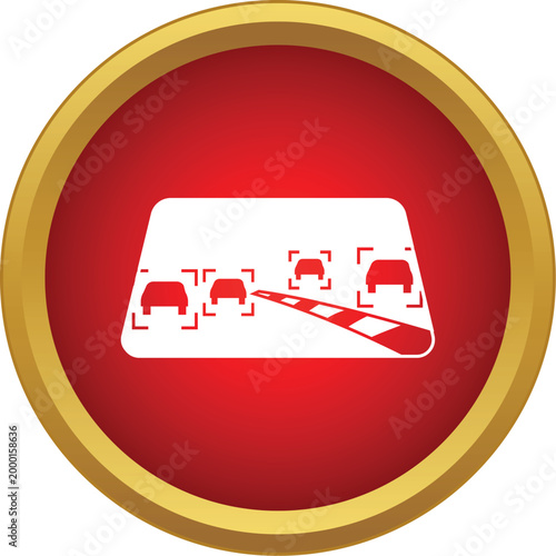 Autonomous vehicle sensing surrounding environment on the road