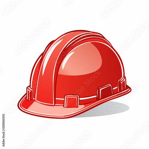 Red Hard Hat Icon
