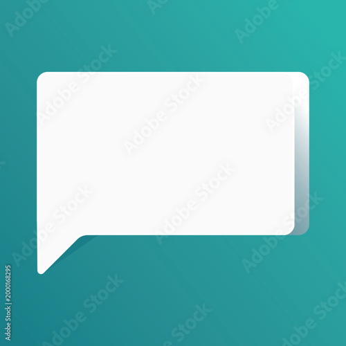Speech bubble blank frame, text quote box, message