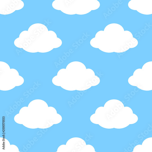 cloud seamless pattern