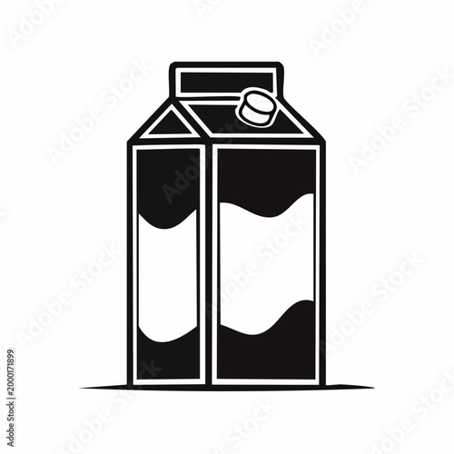 Milk carton icon