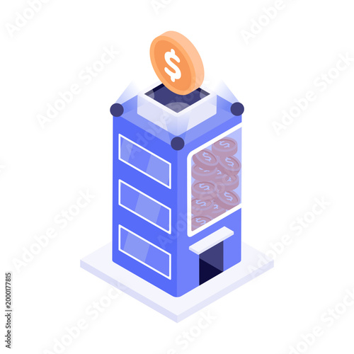 An isometric style illustration depicting venture capital
