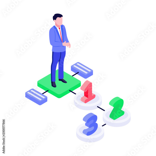 An isometric style illustration showing workflow
An isometric style illustration showing workflow
