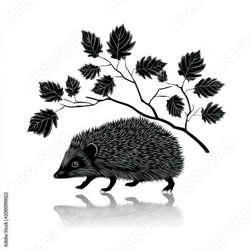 Wonderful Hedgehog silhouet...