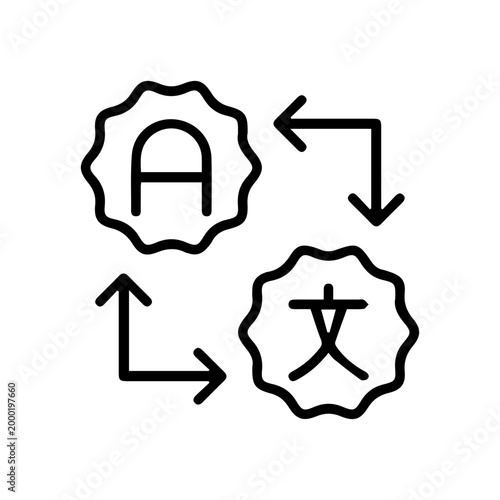 Translation Service Icon
