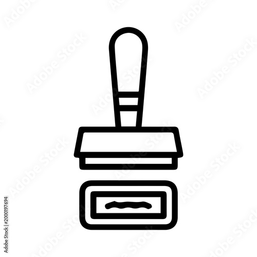 Stamp and Ink Pad Icon