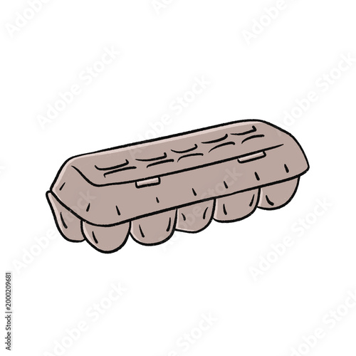 Photos egg pack illustration
