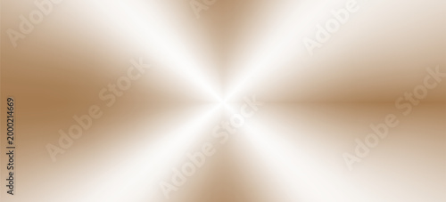 Valokuva Golden metallic background with a circular brushed texture and a radial gradient
