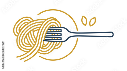 Spaghetti Twisted on a Fork.