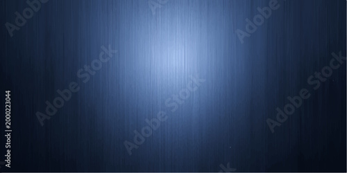 Brushed metallic silver light streaks across a dark blue abstract textured surface with a shiny stainless steel pattern and gray aluminum material backdrop