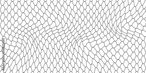 Wire mesh fence isolated on white background