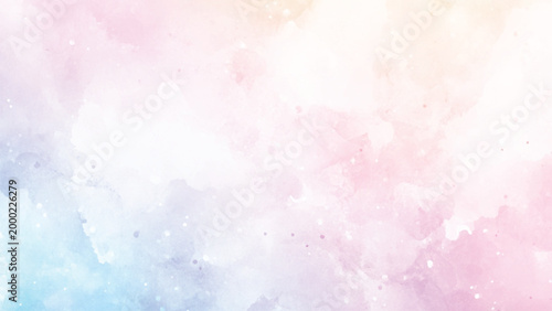 Abstract colorful watercolor rainbow background with bright textures
