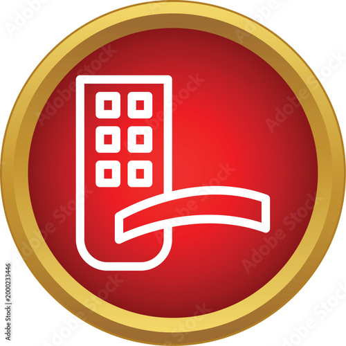 Electronic keyless entry smart lock system providing modern home security