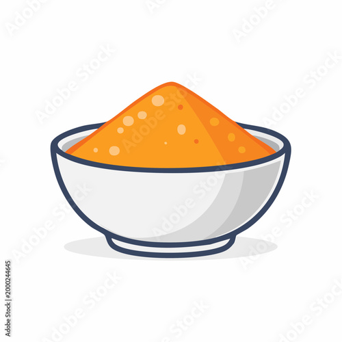 Bowl of Orange Powder