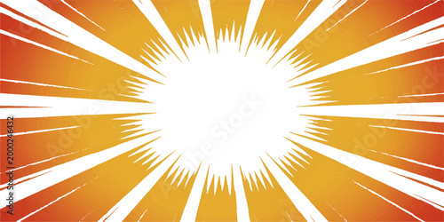 Abstract representation of energy radiates outward from a central point, exuding dynamism. The eye is drawn to the vibrant convergence, suggesting movement and the raw power of the core.