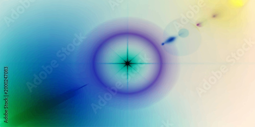 Abstract cosmic digital art showcasing a vibrant display of colors, patterns, and dynamic energy.