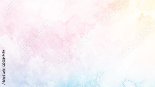 Abstract watercolor swirls of purple and pink hues