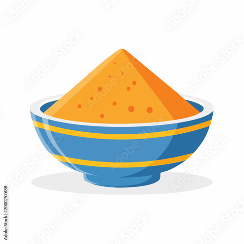 Bowl of Orange Powder