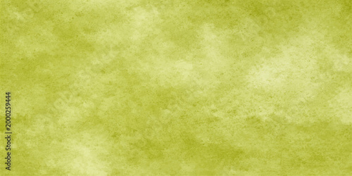 Abstract green grunge paper texture background with vintage aged parchment style and antique worn paper surface design