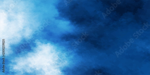 Blue sky with clouds natural weather sky background and bright day atmosphere