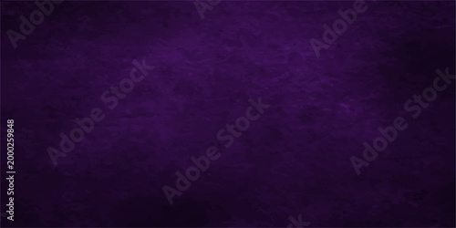 Dark purple violet grunge textured background with vintage paper wall pattern and abstract paint canvas design
