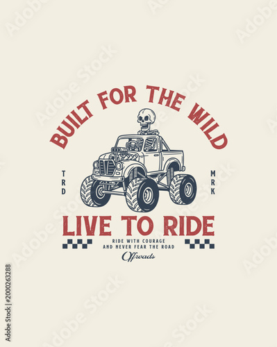 Monster Truck with Alien Driver Built for the Wild.