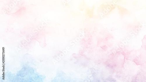 Abstract colorful watercolor background. Possible use Digital art