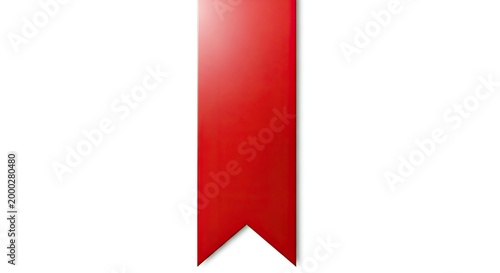 Red bookmark isolated on white background symbol of reading and literature Free Download Red bookmark isolated on white background symbol of reading and literature - GFXLoad