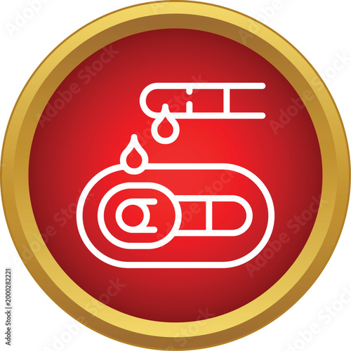 Blood drops falling into a blood glucose meter representing diabetes management