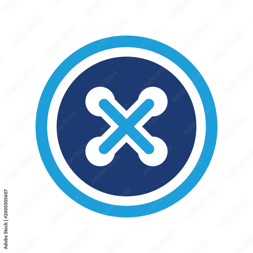 Obraz premium Button Icon