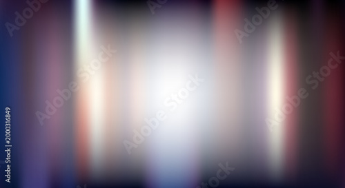 Canvas Print Soft diffused vertical light columns in pink and white for a gentle backdrop