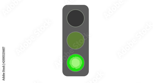 Traffic Light with Green Signal.