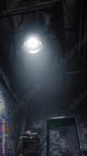 Haunted Room Filled with Thick Mist