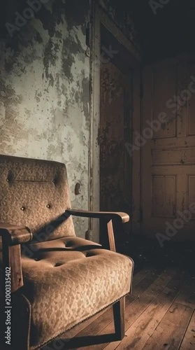 Old Retro Room with Haunted Vibes