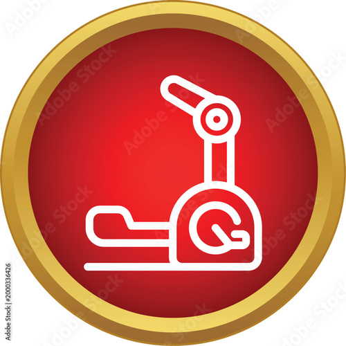 Elliptical machine icon representing cardio fitness and wellness equipment