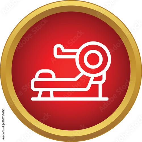Elliptical trainer icon symbolizing cardio exercise and gym workout
