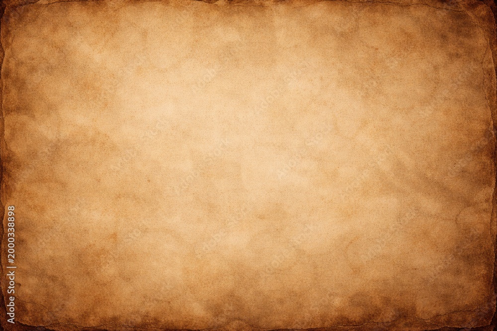 Fototapeta premium Antique paper texture backdrop with weathered surface and ample copy space