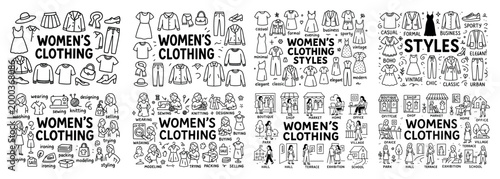 Women's clothing styles and fashion icons