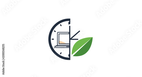 Eco friendly technology and sustainability concept.