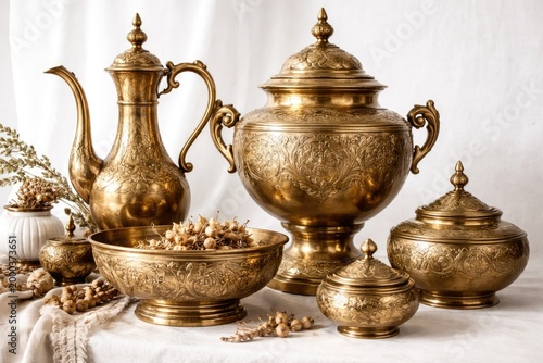 Classic brass containers sh...