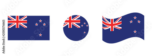 New zealand flags: rectangle circle waving with union jack southern cross national constellation horizontal vertical circular republic official patriotism