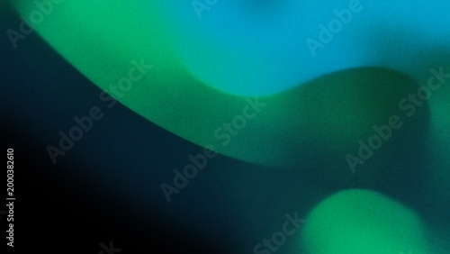 Abstract Lime Green and Yellow Light Curve Background with Film Grain Texture