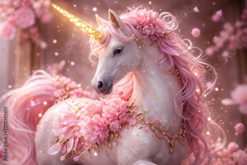 Delightful unicorn figure e...
