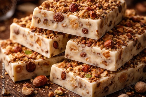 Detailed close-up of nut-co...
