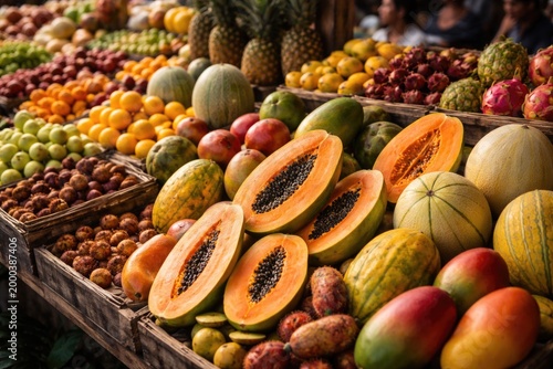 Fresh exotic fruits like me...
