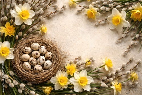 Festive Easter backdrop dec...