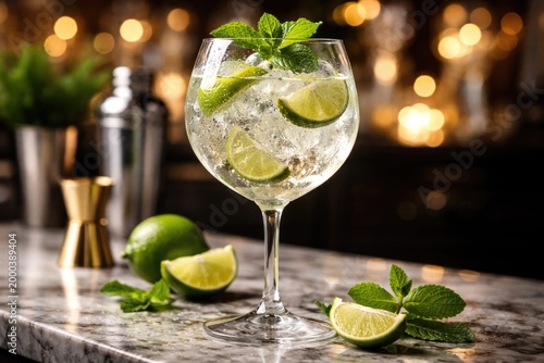 Elegant martini royale cock...