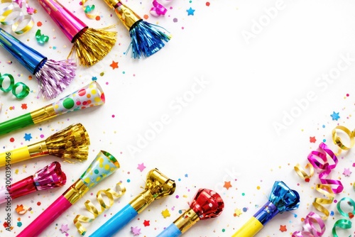 Vibrant festive noise maker...